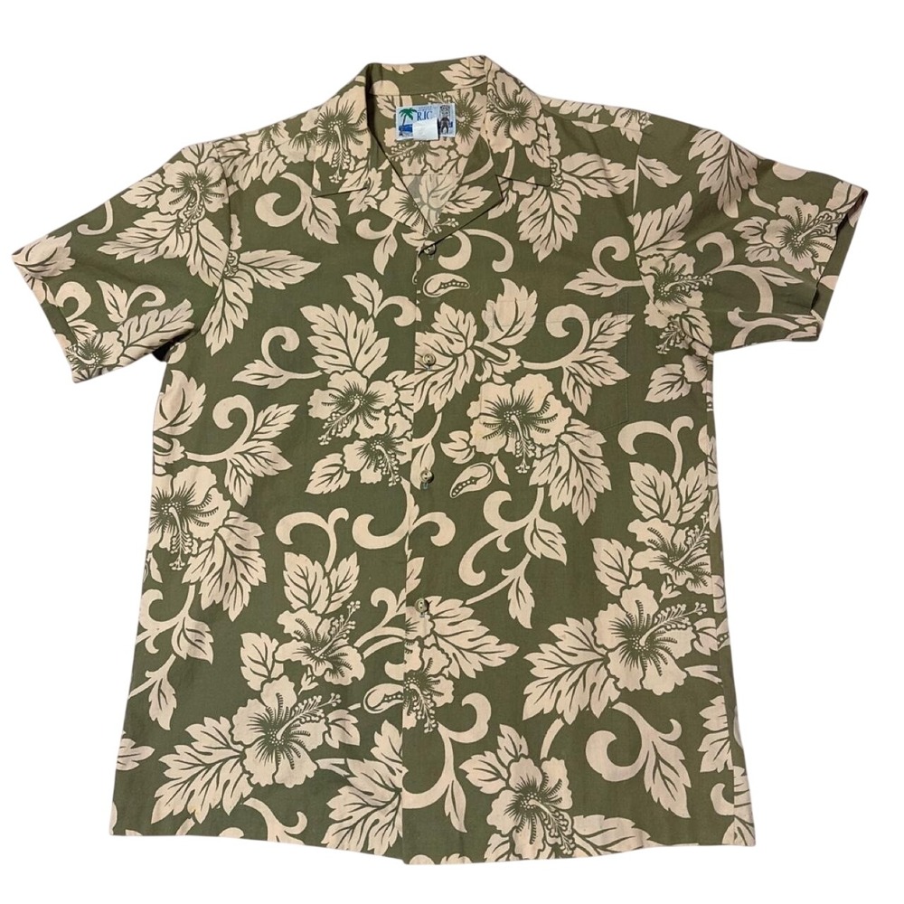 VTG  Hawaiian Mens Shirt RJC - MCM Vibes! Size  M